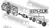 HONDA 43018SEAE01 Repair Kit, brake caliper